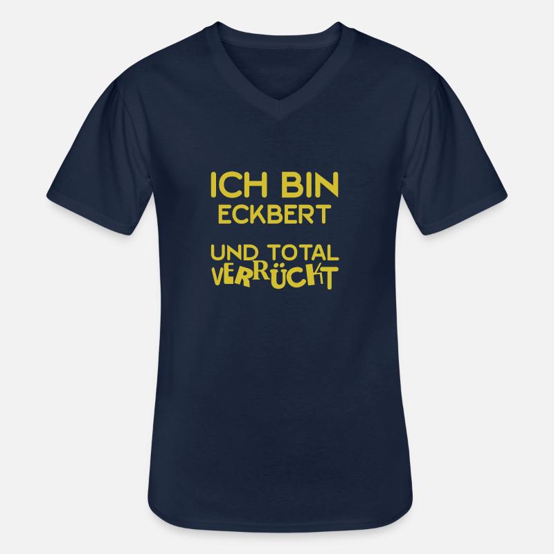 Geschenk für Eckbert - Männer-T-Shirt mit V-Ausschnitt - Navy