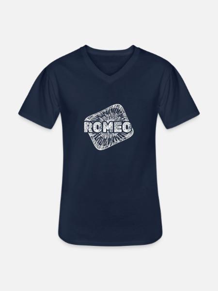 Romeo as Stardust - Men's V-Neck T-Shirt - navy