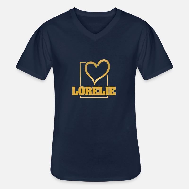 Geschenk für Lorelie - Männer-T-Shirt mit V-Ausschnitt - Navy