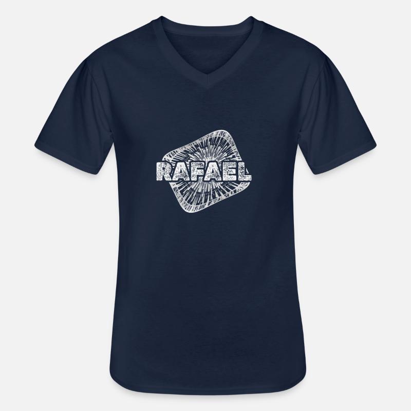 Sternenstaub Rafael - Männer-T-Shirt mit V-Ausschnitt - Navy