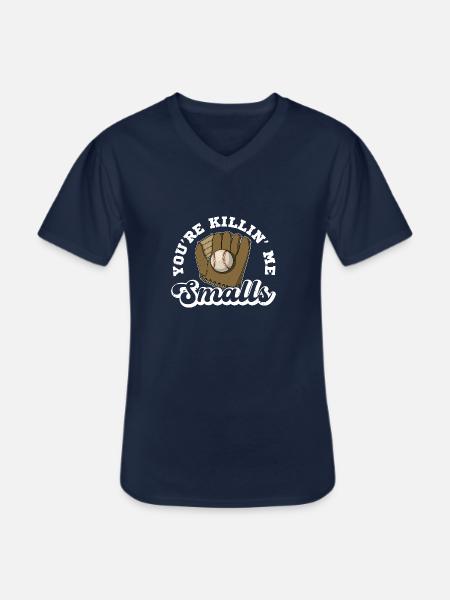 Baseball USA Gloves Catcher Pitcher - Men's V-Neck T-Shirt - navy