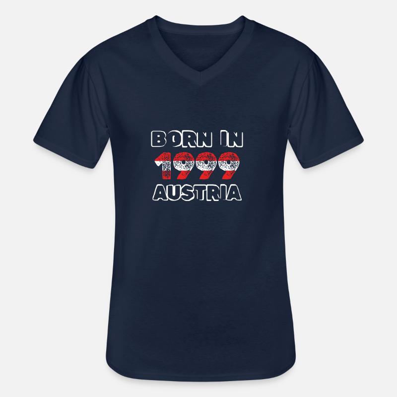 Geboren 1999 - Männer-T-Shirt mit V-Ausschnitt - Navy