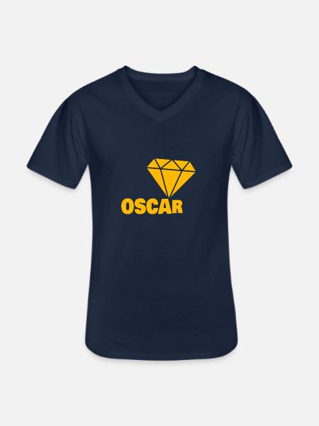Gift for Oscar - Men's V-Neck T-Shirt - navy