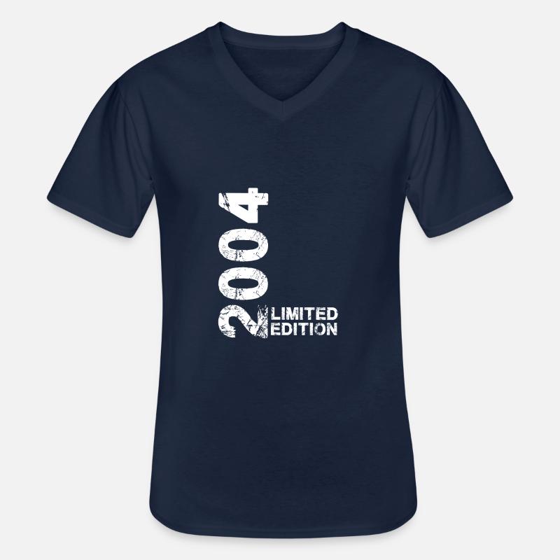 Limited Edition 2004 - Männer-T-Shirt mit V-Ausschnitt - Navy