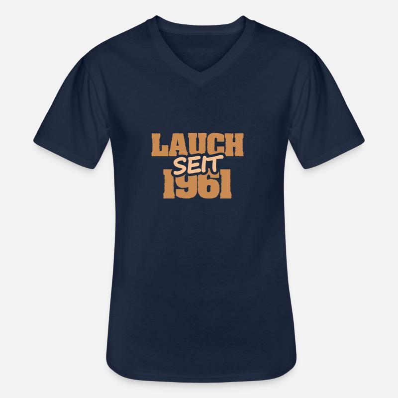 Chef 1961 - Männer-T-Shirt mit V-Ausschnitt - Navy
