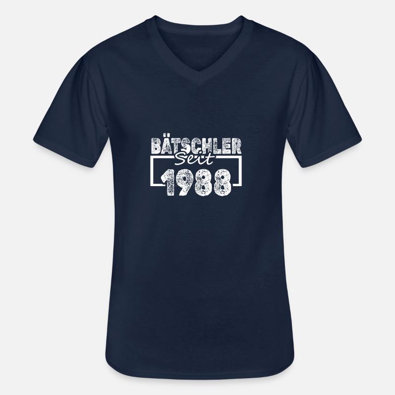 Spruch 1988 - Männer-T-Shirt mit V-Ausschnitt - Navy