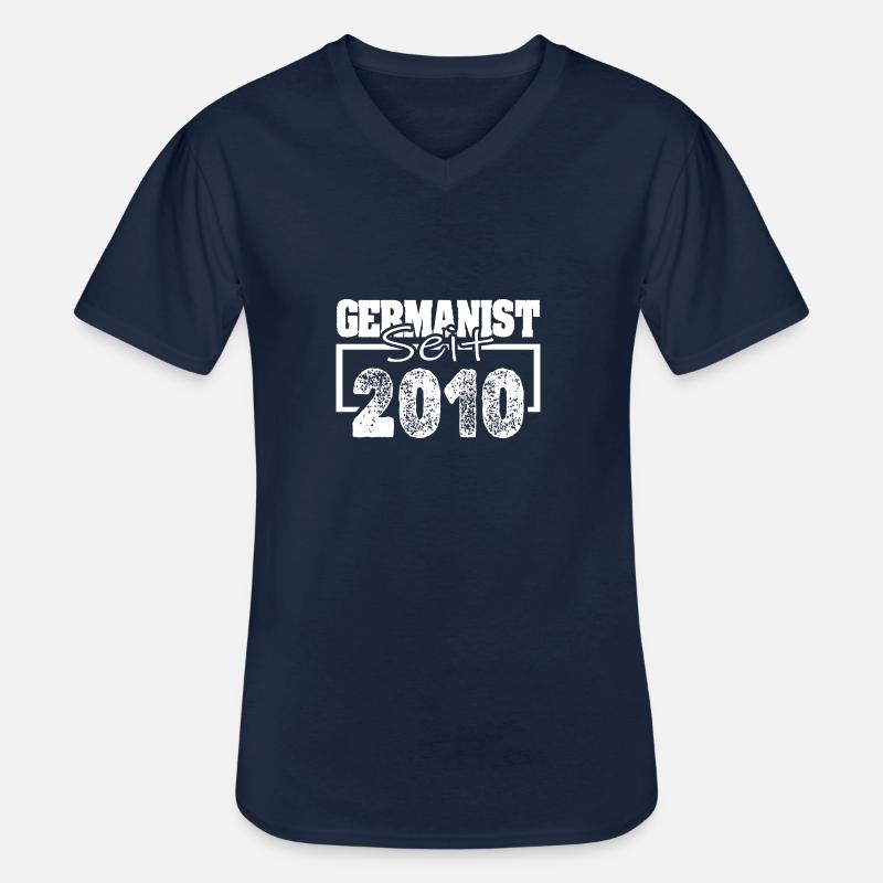 Beruf 2010 - Männer-T-Shirt mit V-Ausschnitt - Navy