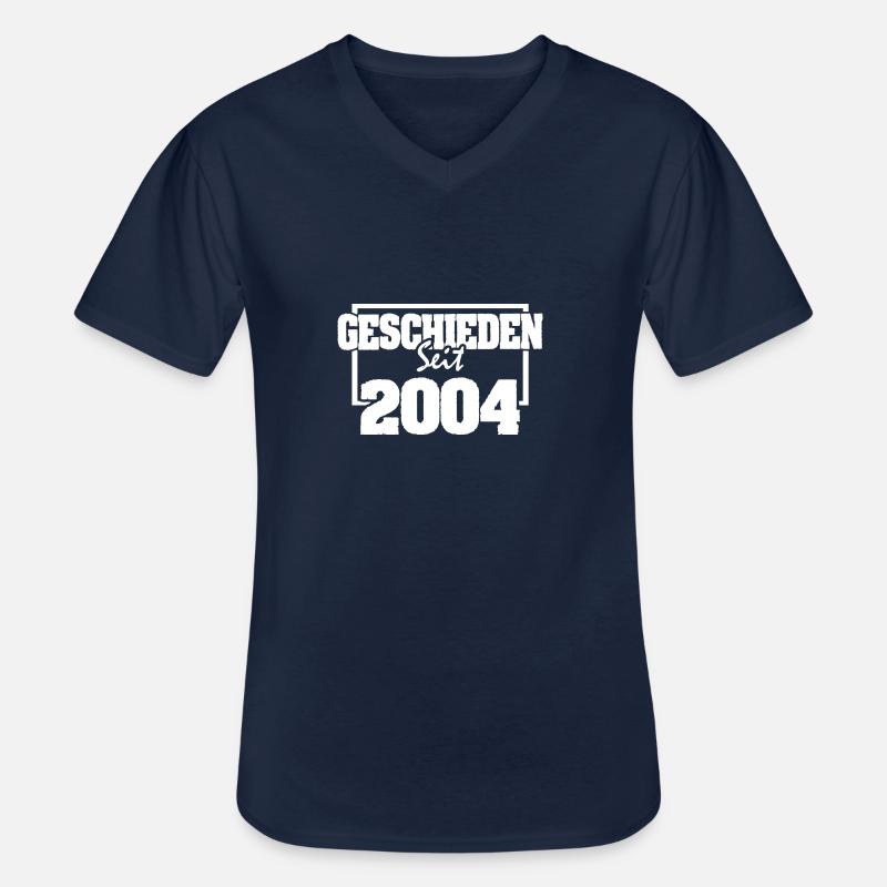 Sprüche 2004 - Männer-T-Shirt mit V-Ausschnitt - Navy