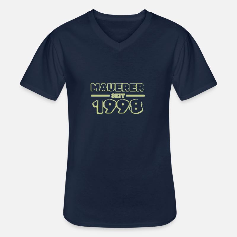 Witzig 1998 - Männer-T-Shirt mit V-Ausschnitt - Navy