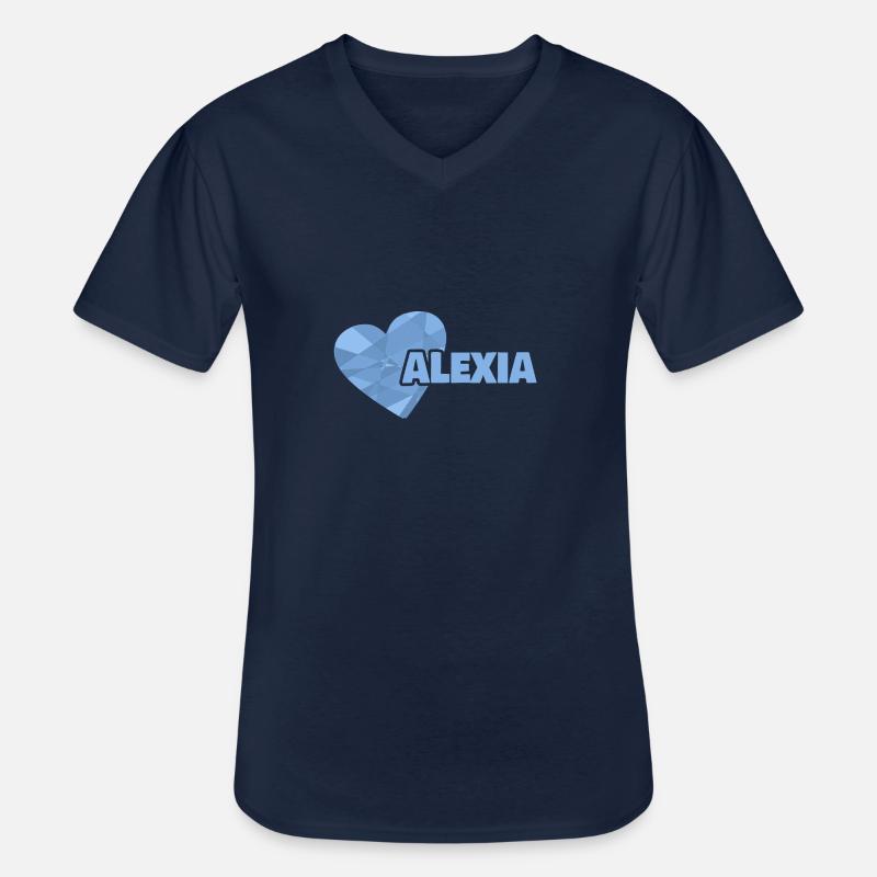 Schwester Alexia - Männer-T-Shirt mit V-Ausschnitt - Navy