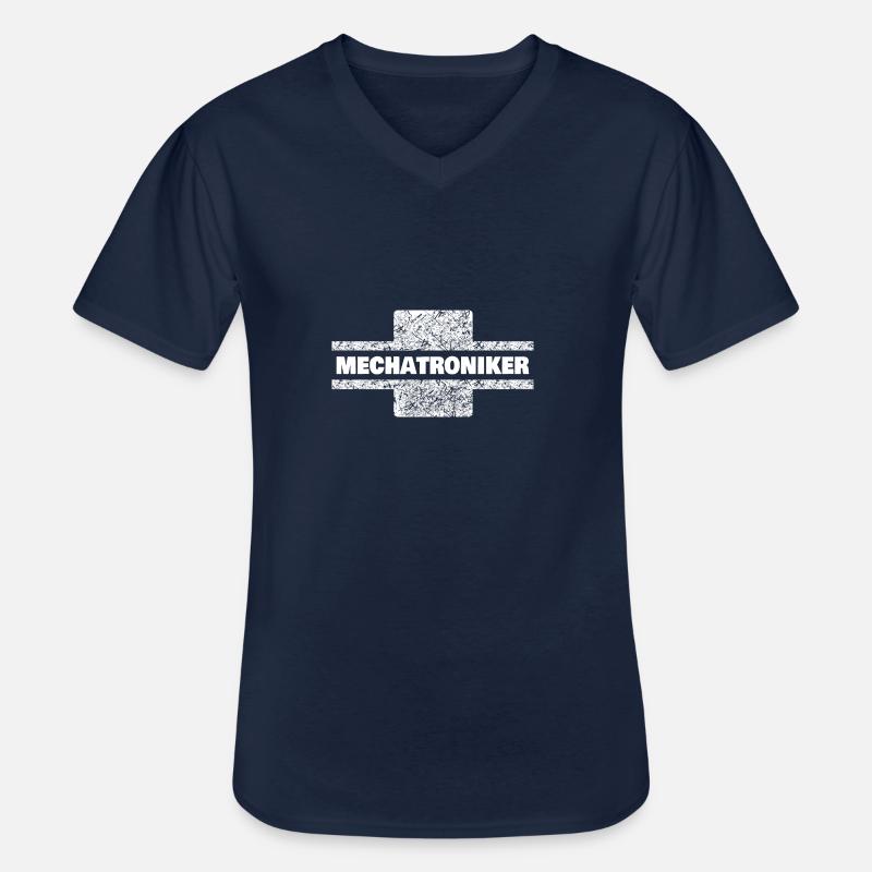 Beruf Mechatroniker - Männer-T-Shirt mit V-Ausschnitt - Navy