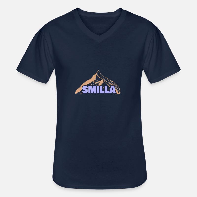 Smilla als Geschenkidee - Männer-T-Shirt mit V-Ausschnitt - Navy