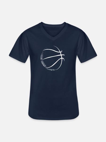 Basketball legacy - Männer-T-Shirt mit V-Ausschnitt - Navy