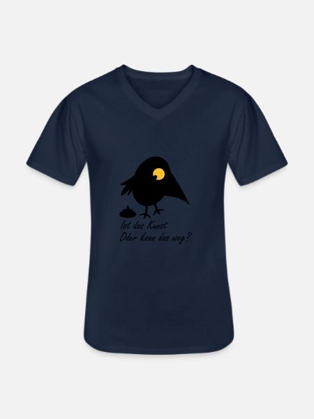 Ist das Kunst - Männer-T-Shirt mit V-Ausschnitt - Navy