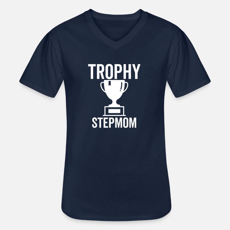 Trophäe Stiefmutter - Männer-T-Shirt mit V-Ausschnitt - Navy
