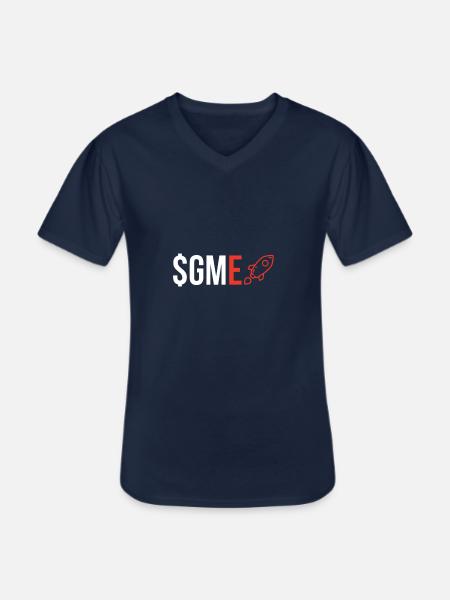 GME - Men's V-Neck T-Shirt - navy