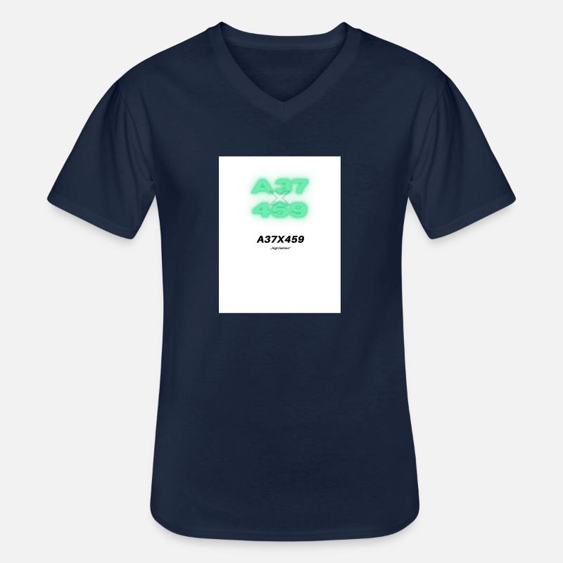 I will 4 - Männer-T-Shirt mit V-Ausschnitt - Navy