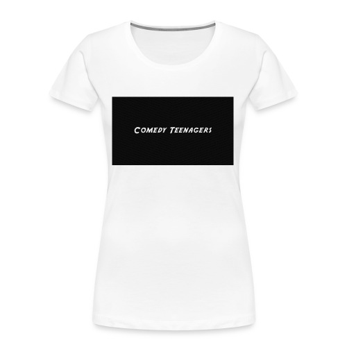 Black Comedy Teenagers T Shirt - Ekologisk premium-T-shirt dam