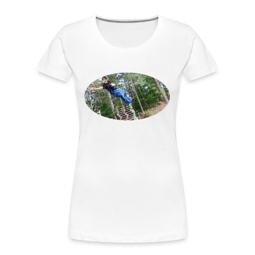 woods - Ekologisk premium-T-shirt dam