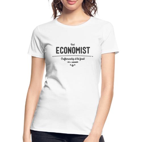 Bester Ökonom - wie ein Superheld - Frauen Premium Bio T-Shirt