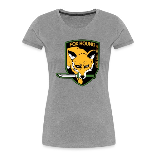 Fox Hound Special Forces - Naisten premium luomu-t-paita