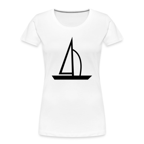 Segelboot - Frauen Premium Bio T-Shirt