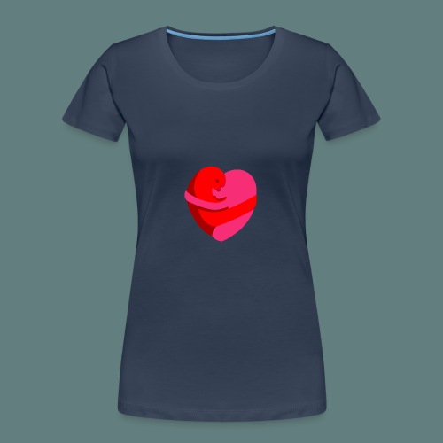 hearts hug - Maglietta ecologica premium da donna