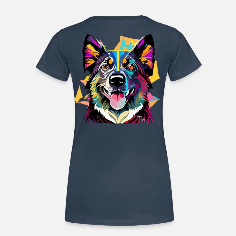 Schäferhund Frauen Premium Bio T-Shirt