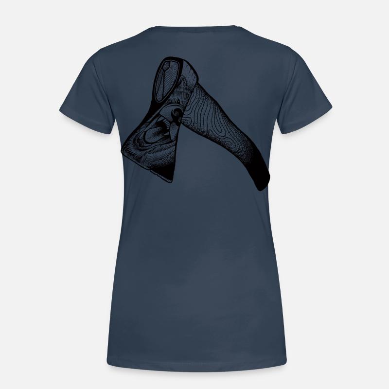 Axe & Bear - When Your Reflection Roars Back Women's Premium Organic T-Shirt