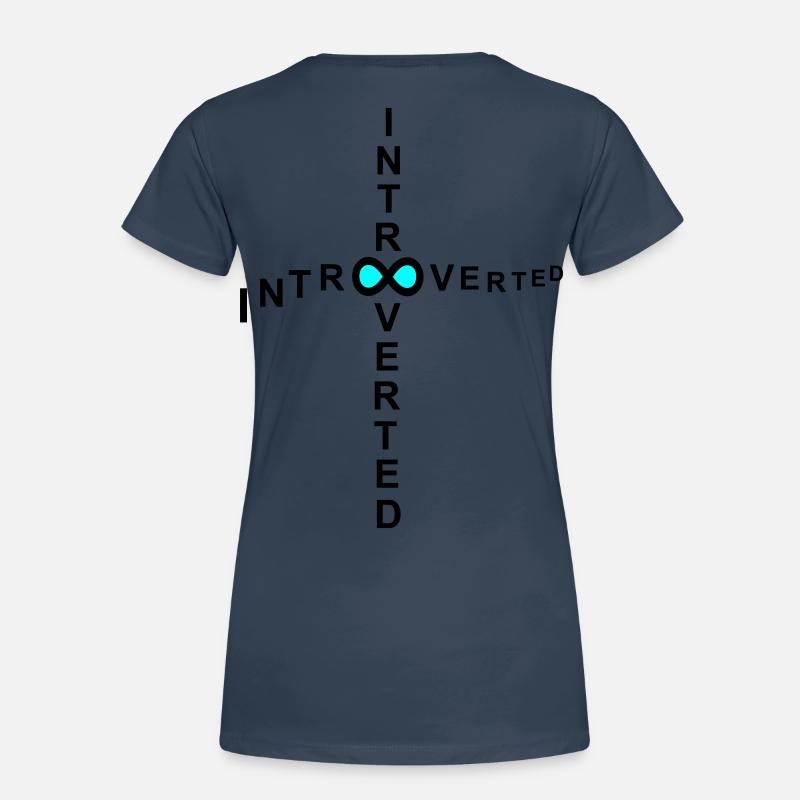 introvertiert Frauen Premium Bio T-Shirt