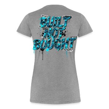 Camouflage fabriqué et non acheté style tuner de voiture - T-shirt bio Premium Femme -  - Dos - Mia (176cm)
