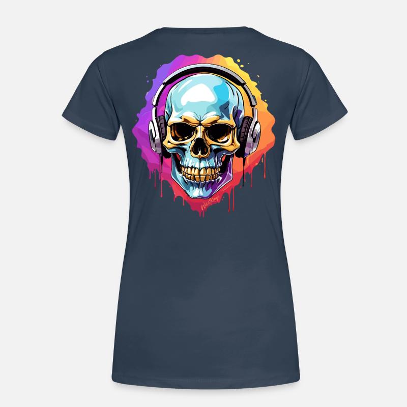 Kopfhörer Frauen Premium Bio T-Shirt
