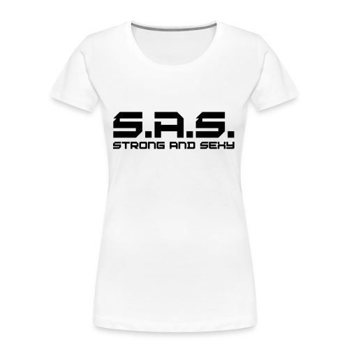 sas2 png - Vrouwen premium bio T-shirt