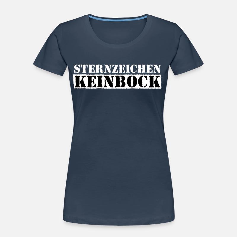 sternzeichen keinbock Frauen Premium Bio T-Shirt