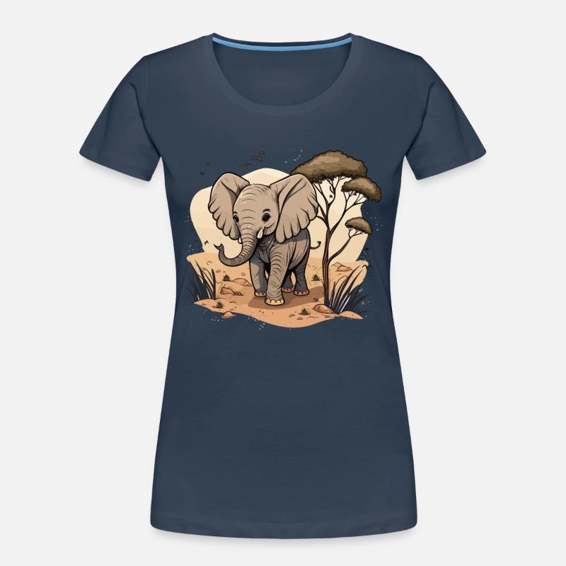 Riese der Savanne Frauen Premium Bio T-Shirt