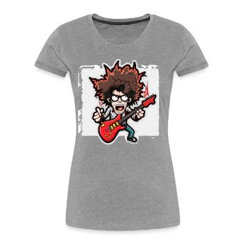 Jamming on the Stage - Women's Premium Organic T-Shirt -  - Front - Mia (176cm)