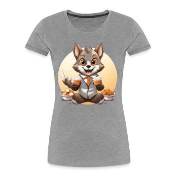 The Nutty Juggler - Women's Premium Organic T-Shirt -  - Front - Mia (176cm)