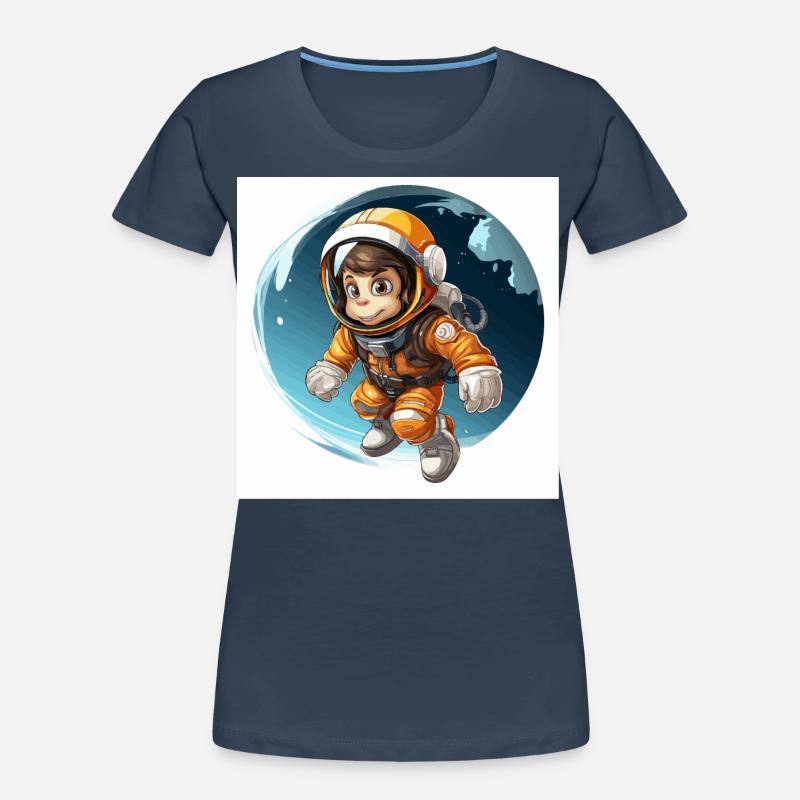 Le primate de l’espace T-shirt bio Premium Femme