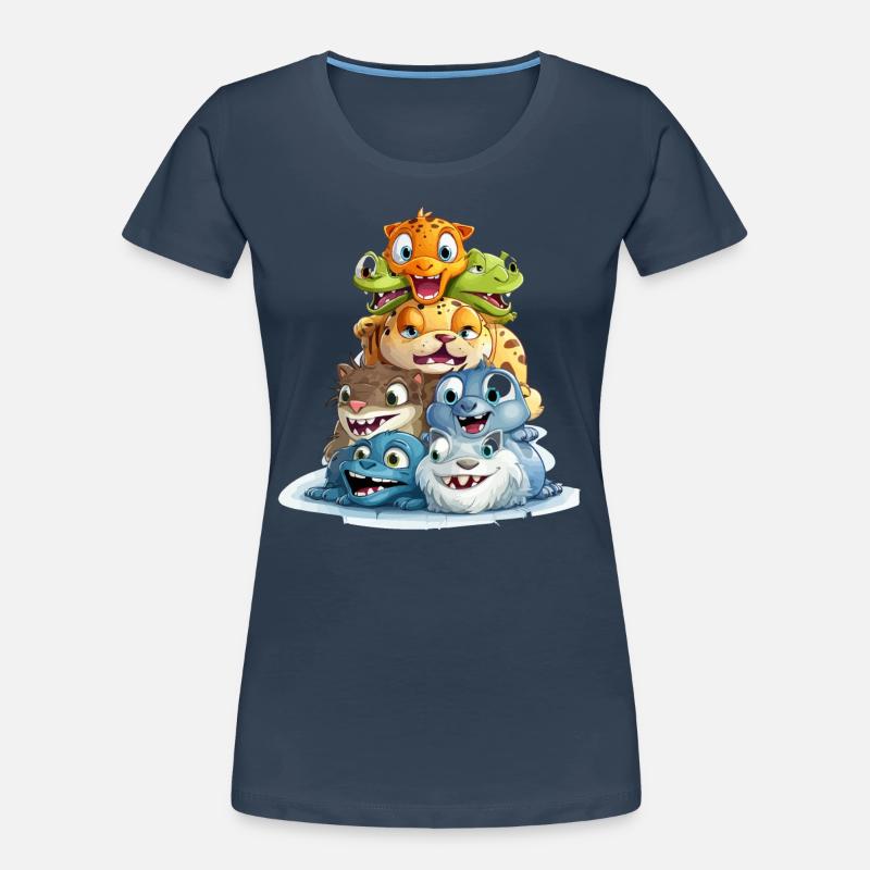 Les constructeurs de pyramides loufoques T-shirt bio Premium Femme