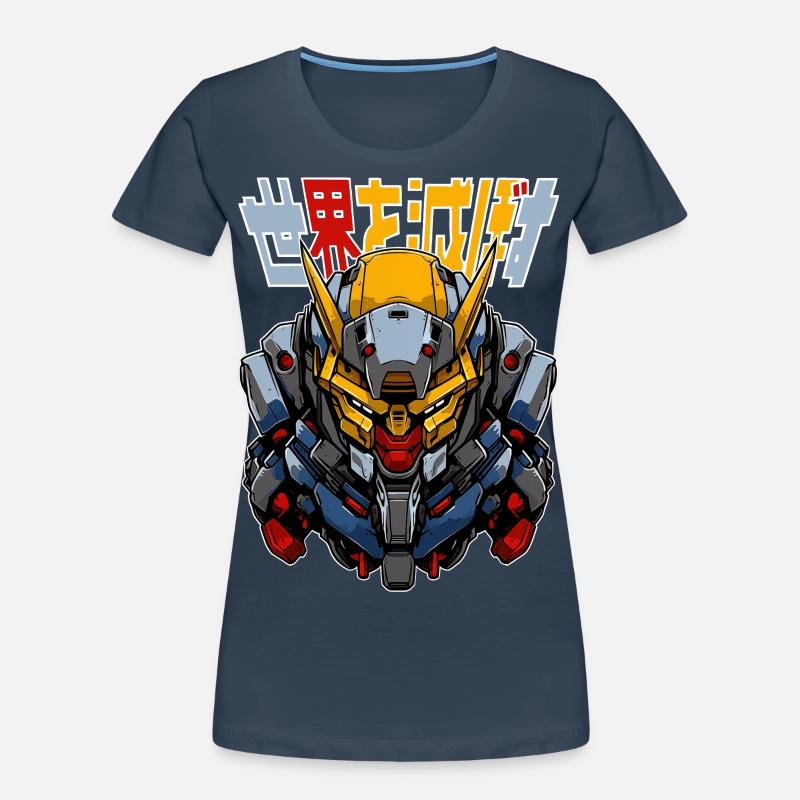 Robots d’anime ! T-shirt bio Premium Femme