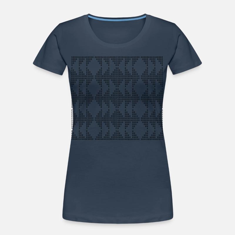 Unique D-pattern Women's Premium Organic T-Shirt