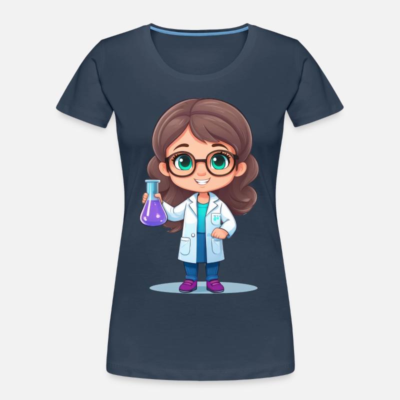 Chemikerin oder Laborantin oder Wissenschaftlerin Frauen Premium Bio T-Shirt