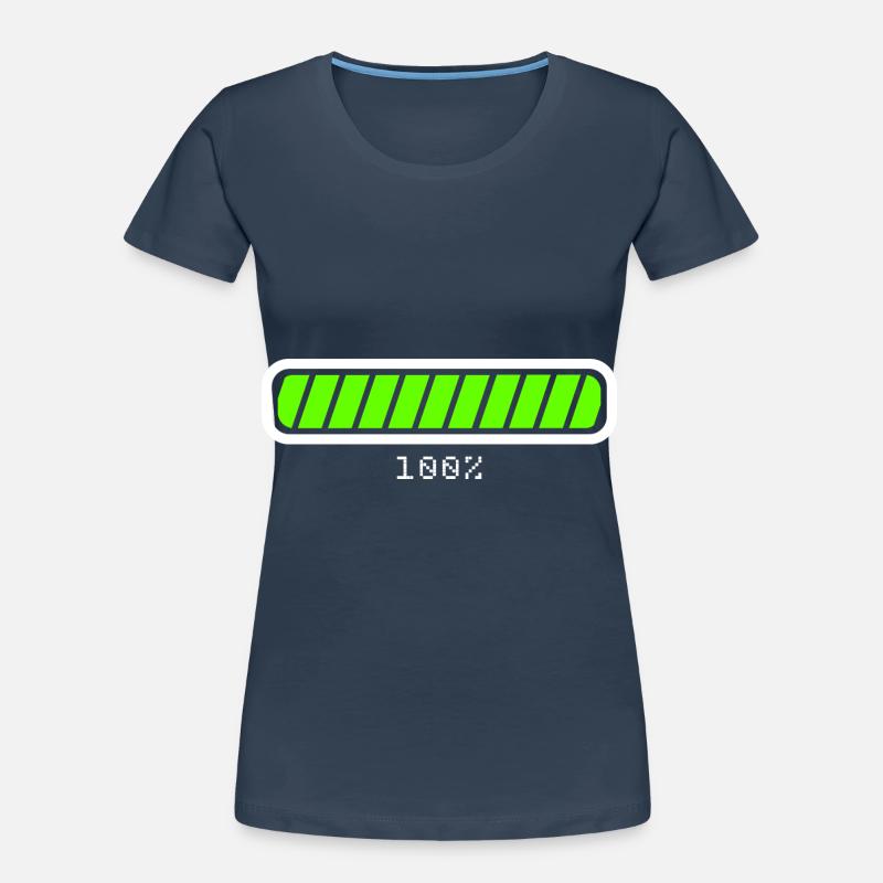 Ladebalken Loading Geschenkidee Frauen Premium Bio T-Shirt