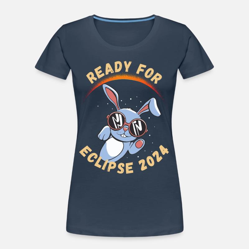 Ready for the Solar Eclipse 2024 Women's Premium Organic T-Shirt