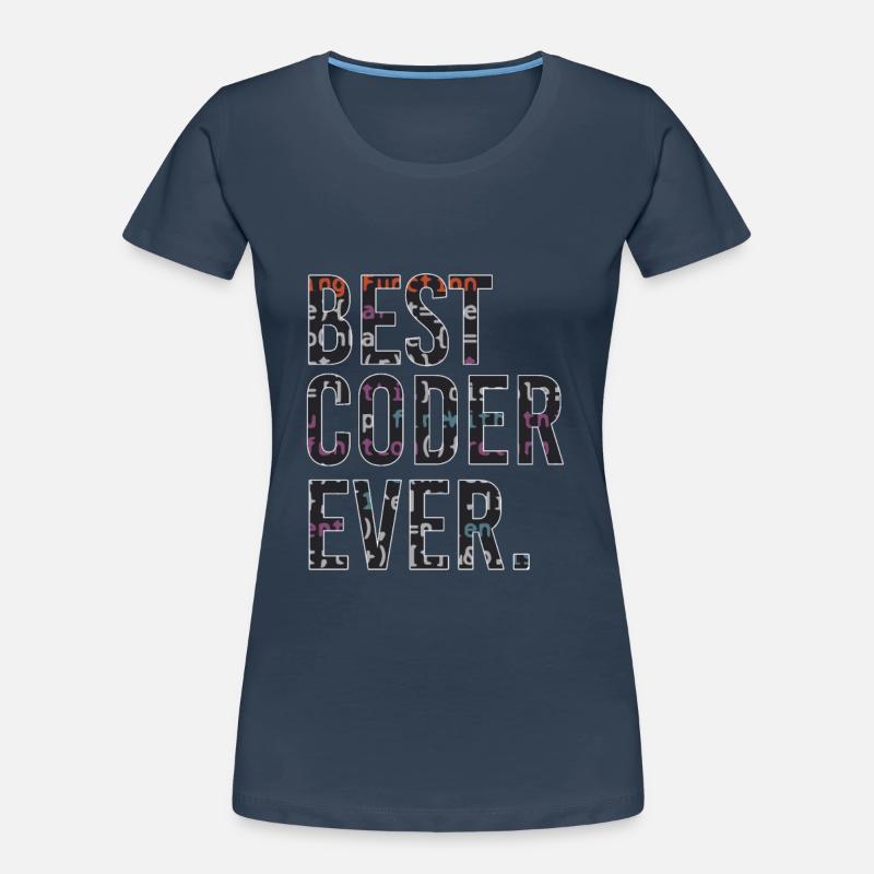 Bester Programmierer Coden Coder Frauen Premium Bio T-Shirt
