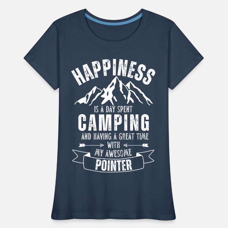 Camping und Pointer Frauen Premium Bio T-Shirt
