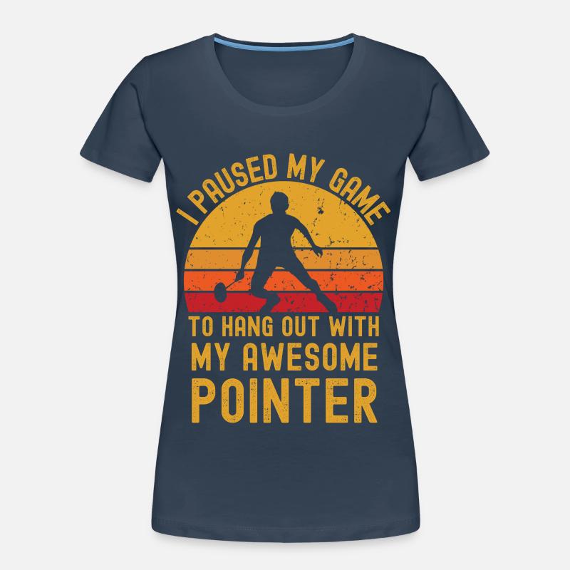Badminton und Pointer Frauen Premium Bio T-Shirt