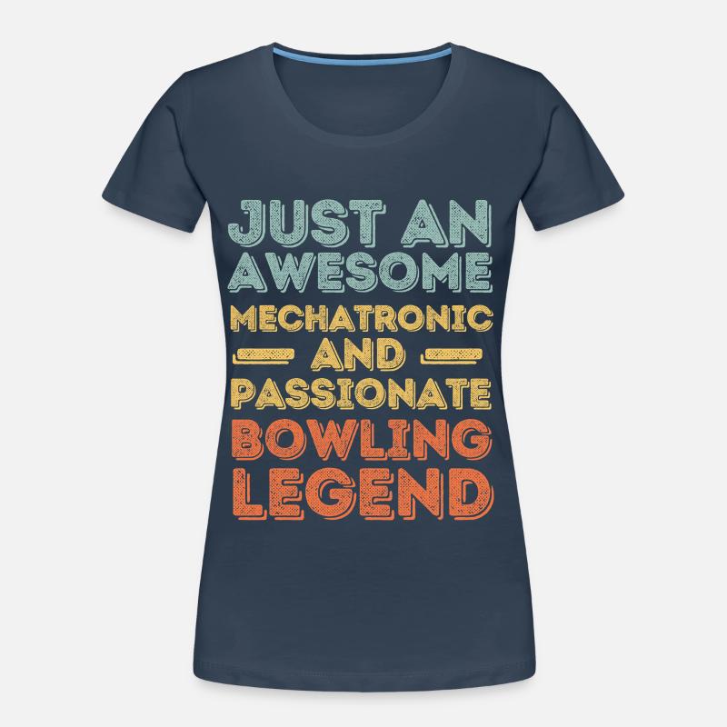 Mechatronics Bowling retro Women's Premium Organic T-Shirt