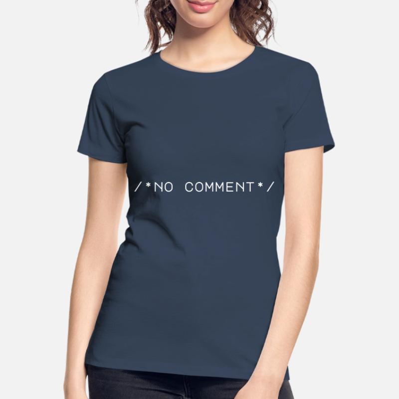Ordinateur Travail Informatique Codeur Code Nerd Monstre Informatique T-shirt bio Premium Femme