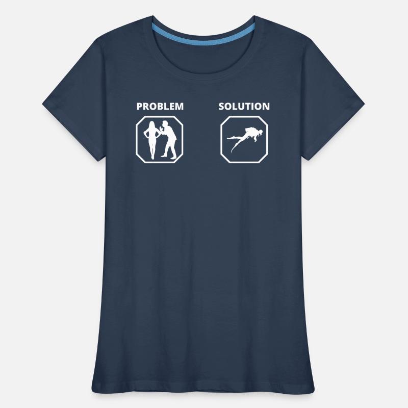 PROBLEM SOLUTION plongée T-shirt bio Premium Femme